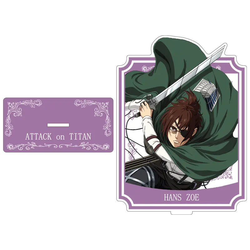 Акрилова фігурка Hanji Zoe з аніме Attack on Titan. Акриловий стенд Ханджі Зое Атака титанів