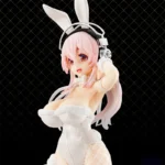 Фігурка Super Sonico BiCute Bunnies Pearl White Ver. оригінальна фігурка з аніме Super Sonico вигляд без коробки збоку