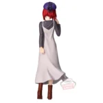 Оригінальна велика фігурка Bandai Arima Kana Shifuku Date з аніме Oshi no Ko зображення без коробки ззаду