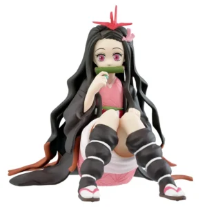 Оригінальна велика фігурка Bandai Nezuko Kamado Giten з аніме Demon Slayer Kimetsu No Yaiba зображення без коробки збоку