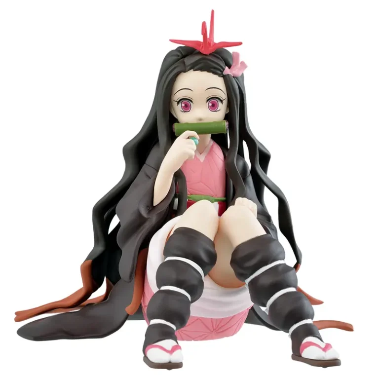 Оригінальна велика фігурка Bandai Nezuko Kamado Giten з аніме Demon Slayer Kimetsu No Yaiba зображення без коробки збоку