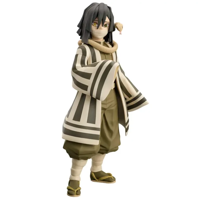 Оригінальна велика фігурка Bandai Obanai Iguro Kizuna no Sou vol 16 з аніме Demon Slayer Kimetsu No Yaiba зображення без коробки збоку