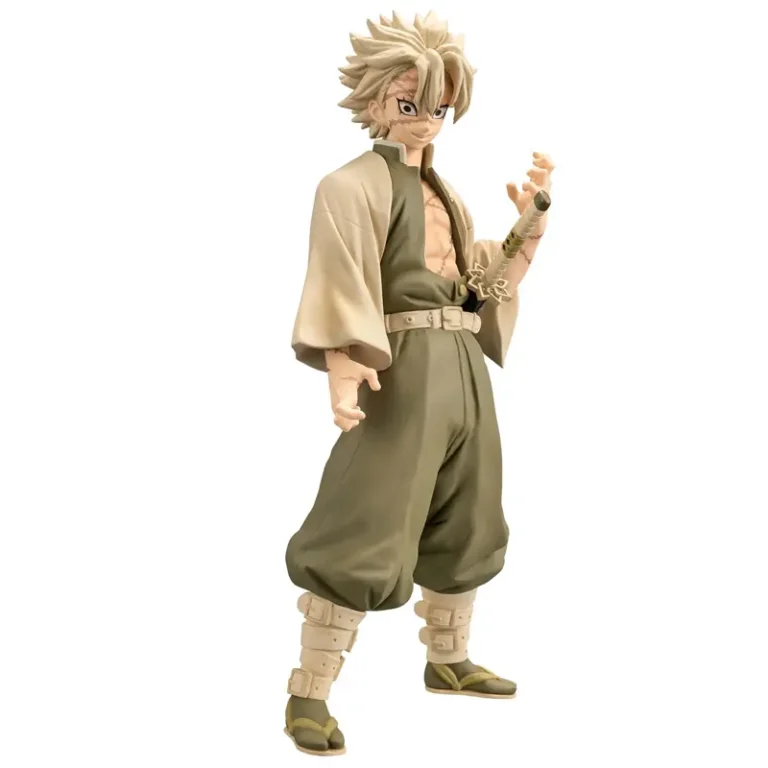 Оригінальна велика фігурка Bandai Sanemi Shinazugawa Kizuna no Sou vol 15 з аніме Demon Slayer Kimetsu No Yaiba зображення без коробки збоку