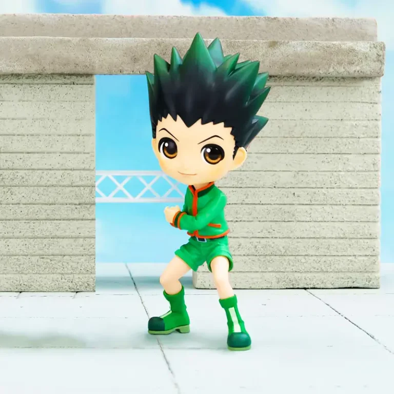 Q Posket Gon Freecss ver. b оригінальна фігурка з аніме Hunter x Hunter зображення з заднім фоном