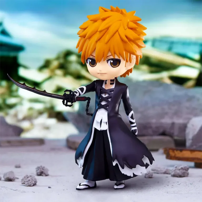Q Posket Ichigo Kurosaki vol 2 оригінальна фігурка з аніме Bleach: Thousand-Year Blood War зображення з заднім фоном