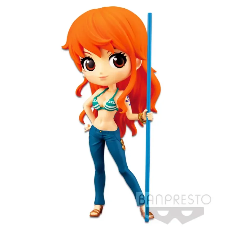 Q Posket Nami special color ver. оригінальна фігурка з аніме One Piece зображення без коробки