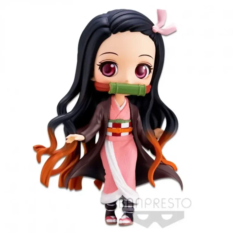 Q Posket Nezuko Kamado ver. A оригінальна фігурка з аніме Demon Slayer: Kimetsu No Yaiba зовнішній вигляд без коробки справа