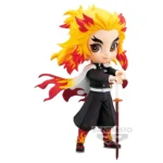 Q Posket Rengoku Kyojuro ver. A оригінальна фігурка з аніме Demon Slayer: Kimetsu No Yaiba зовнішній вигляд без коробки справа