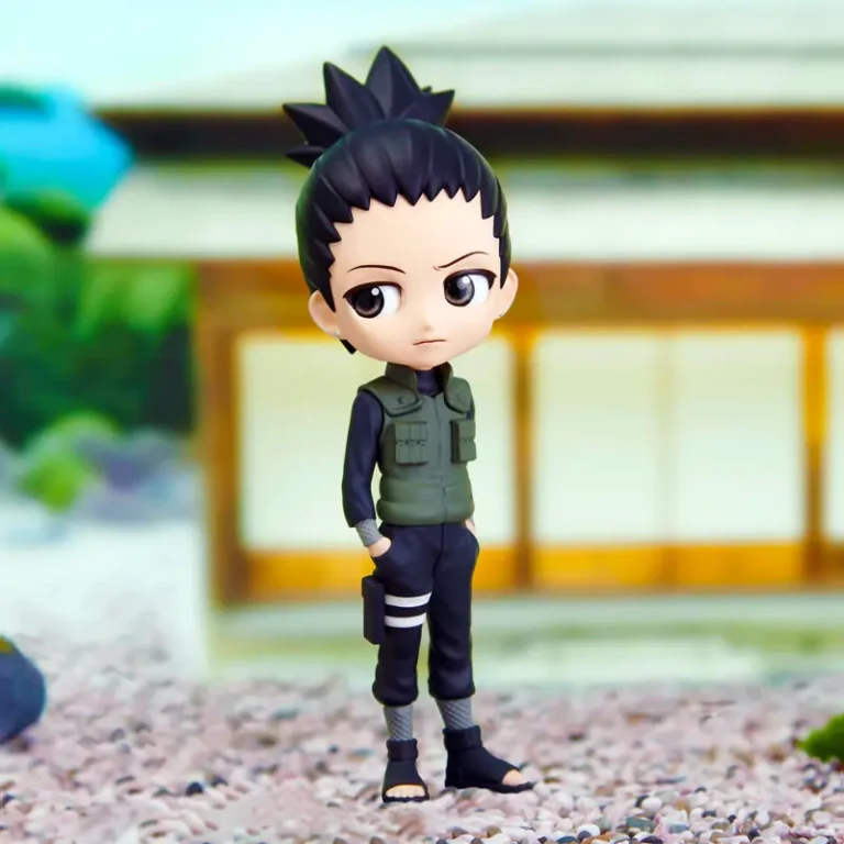 Q Posket Shikamaru Nara ver. B оригінальна фігурка з аніме Naruto: Shippuden зображення з заднім фоном