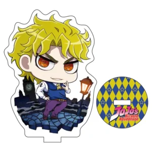 Акрилова міні фігурка Dio Brando з аніме JoJo's Bizarre Adventure. Акриловий міні стенд Діо Брандо Химерні пригоди ДжоДжо