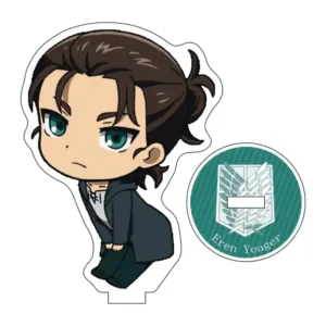 Акрилова міні фігурка Eren Yeager з аніме Attack on Titan. Акриловий міні стенд Ерен Єгер Атака титанів