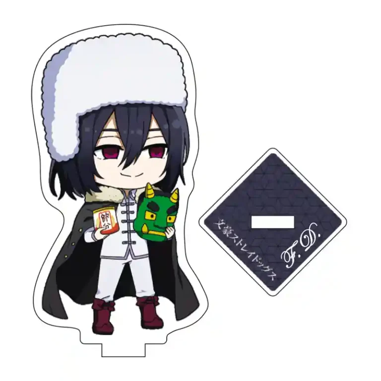 Акрилова міні фігурка Fyodor Dostoevsky з аніме Bungou Stray Dogs. Акриловий міні стенд Федір Достоєвський Літературні генії Бродячі Пси