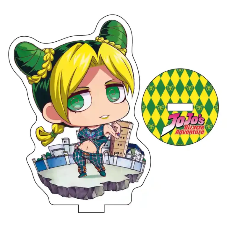 Акрилова міні фігурка Jolyne Kujo з аніме JoJo's Bizarre Adventure. Акриловий міні стенд Джолін Куджо Химерні пригоди ДжоДжо