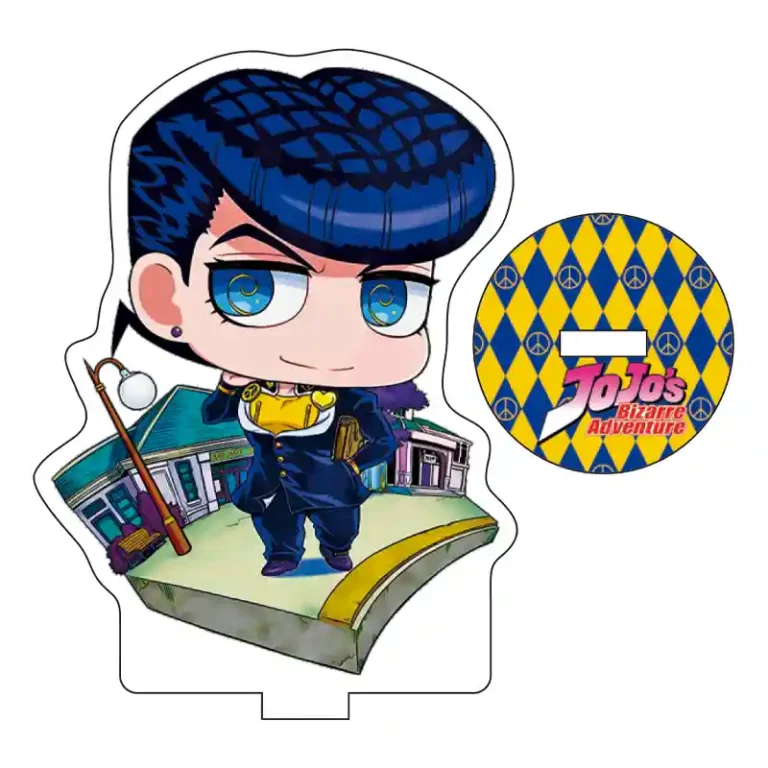 Акрилова міні фігурка Josuke Higashikata з аніме JoJo's Bizarre Adventure. Акриловий міні стенд Джоске Хігашиката Химерні пригоди ДжоДжо