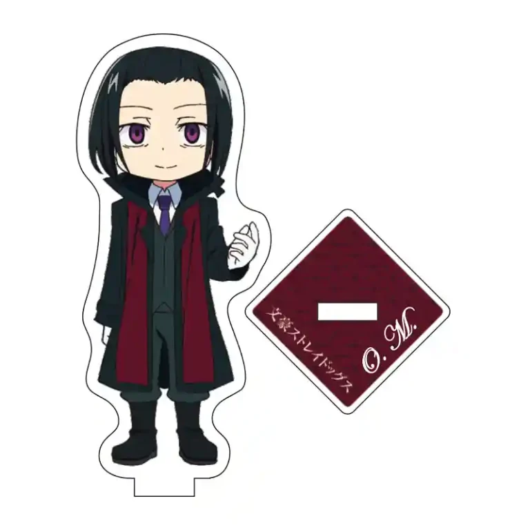 Акрилова міні фігурка Ogai Mori з аніме Bungou Stray Dogs. Акриловий міні стенд Огай Морі Літературні генії Бродячі Пси