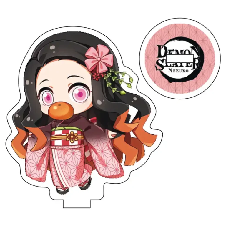 Акрилова міні фігурка Nezuko Kamado з аніме Demon Slayer / Kimetsu no Yaiba. Акриловий міні стенд Незуко Камадо Клинок, який знищує демонів