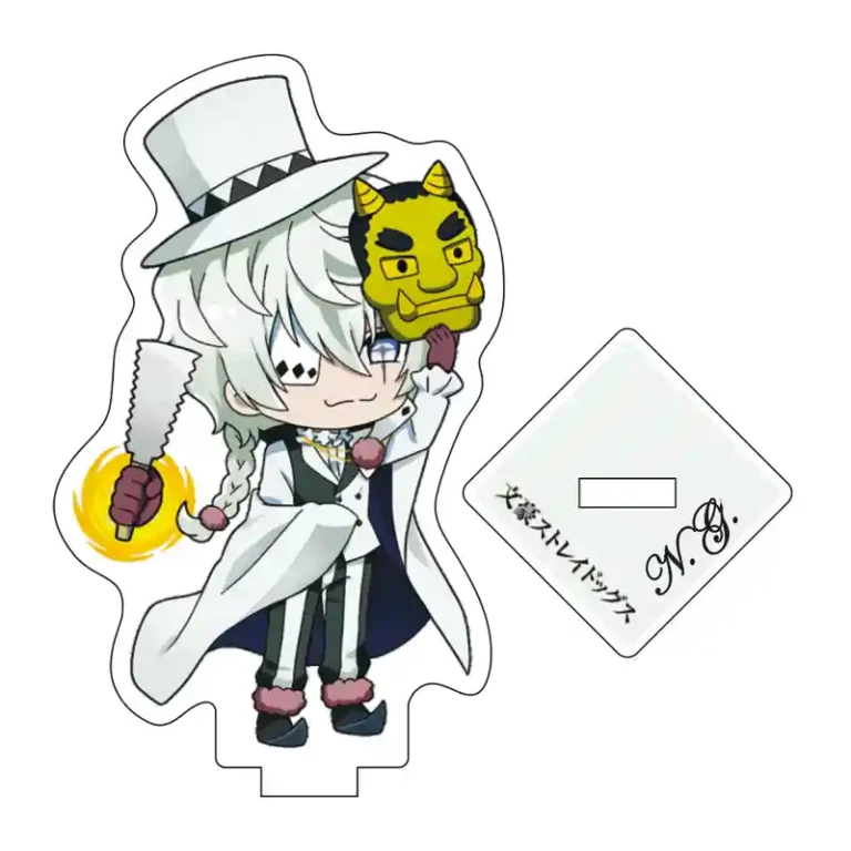 Акрилова міні фігурка Nikolai Gogol з аніме Bungou Stray Dogs. Акриловий міні стенд Микола Гоголь Літературні генії Бродячі Пси
