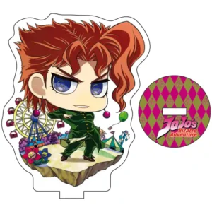 Акрилова міні фігурка Noriaki Kakyoin з аніме JoJo's Bizarre Adventure. Акриловий міні стенд Норіакі Какьоїн Химерні пригоди ДжоДжо