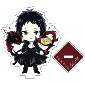 Акрилова міні фігурка Ryunosuke Akutagawa з аніме Bungou Stray Dogs. Акриловий міні стенд Рюноске Акутагава Літературні генії Бродячі Пси