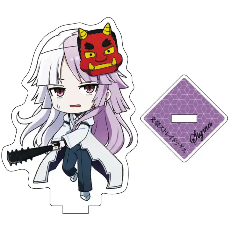 Акрилова міні фігурка Sigma з аніме Bungou Stray Dogs. Акриловий міні стенд Сігма Літературні генії Бродячі Пси