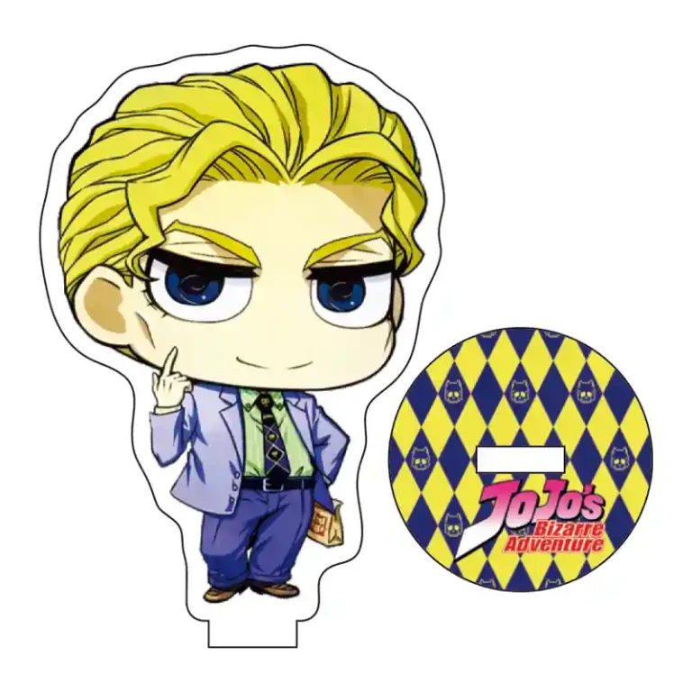 Акрилова міні фігурка Yoshikage Kira з аніме JoJo's Bizarre Adventure. Акриловий міні стенд Йошикаге Кіра Химерні пригоди ДжоДжо