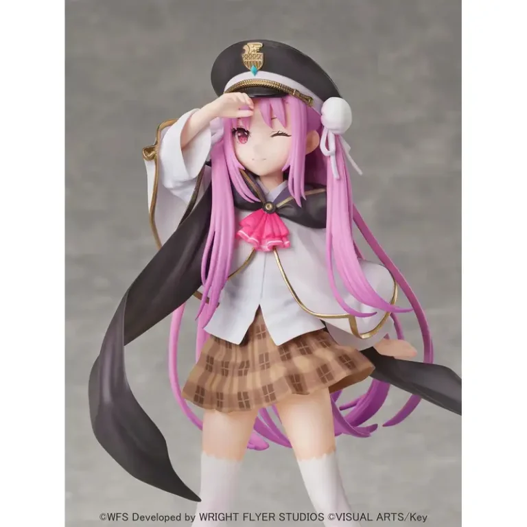 Крупний план обличчя та кашкета на фігурці Kunimi Tama 1/8 Scale.