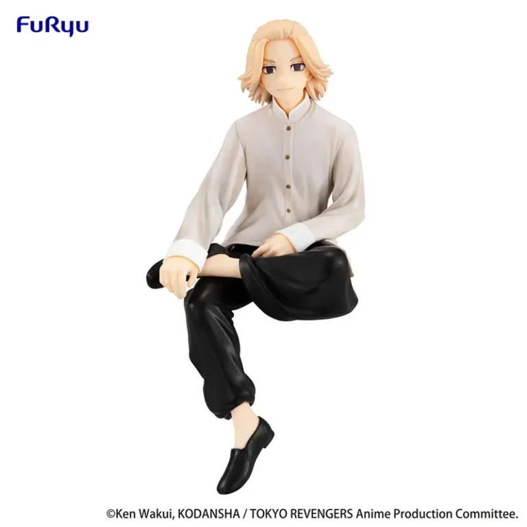 Фігурка Mikey Noodle Stopper Chinese Clothes від FuRyu, вид спереду в сидячій позі.