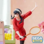 Фігурка Йор Форджер Luminasta від SEGA в динамічній тенісній позі з ракеткою, оригінальна статуетка з аніме SPY x FAMILY збоку